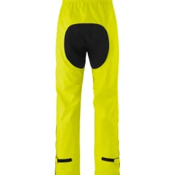 Gonso Save Pants Zip All-Weather regenbroek unisex - Safety Yellow