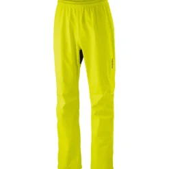 Gonso Save Pants Zip All-Weather regenbroek unisex - Safety Yellow