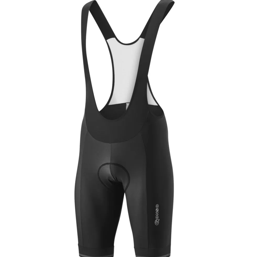 Gonso SITIVO Red Fietsshort met Bretels Heren - Zwart