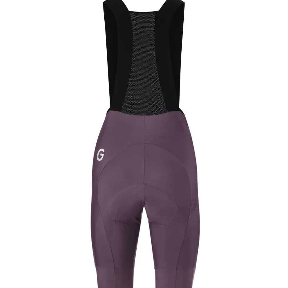 Gonso SQlab GO Fietsshort met Bretels Dames - Dark Plum