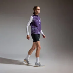 GOREWEAR Concurve Cloud Windbreaker Vest Vrouwen - mosaic purple indigo / amethyst grey DEDF