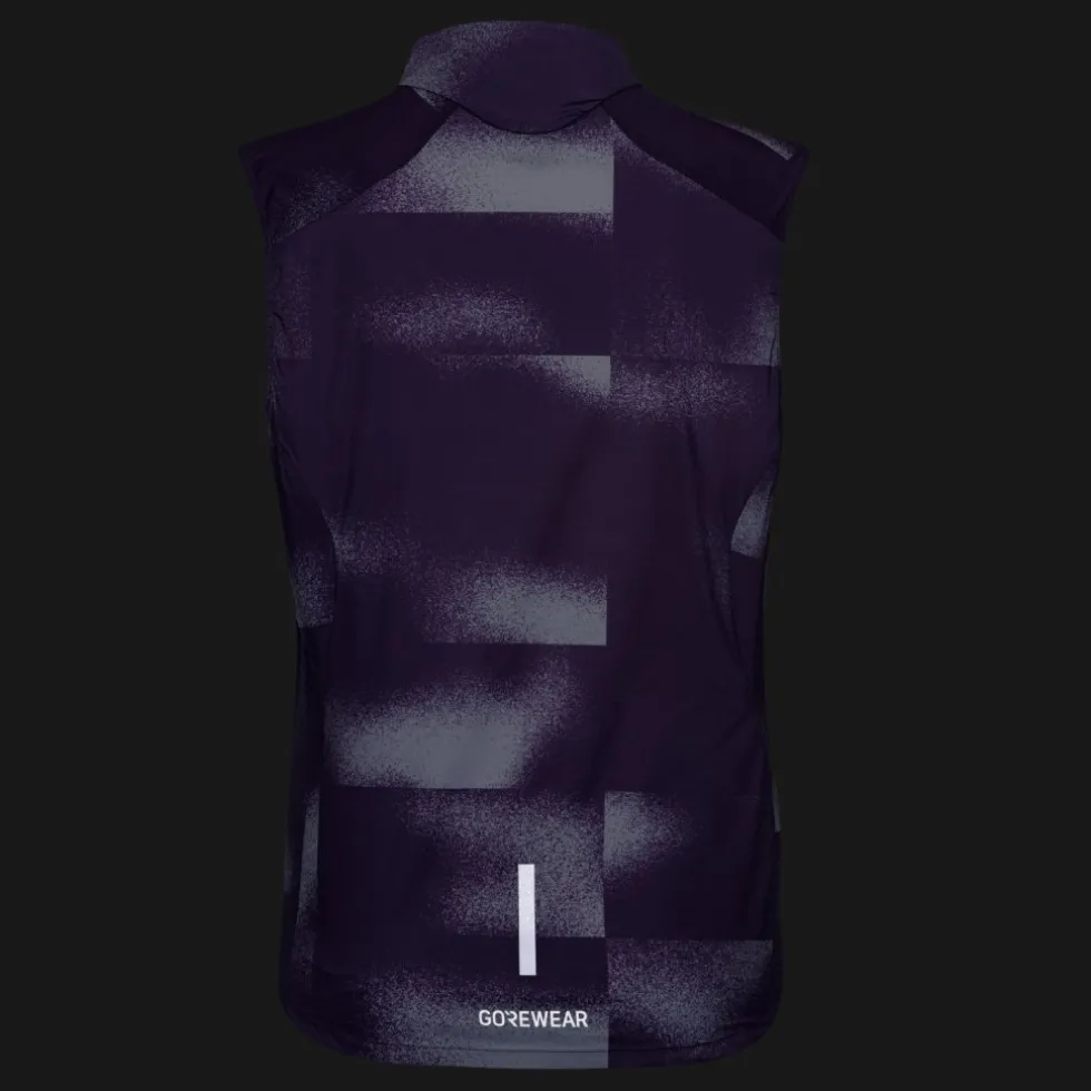 GOREWEAR Concurve Cloud Windbreaker Vest Vrouwen - mosaic purple indigo / amethyst grey DEDF