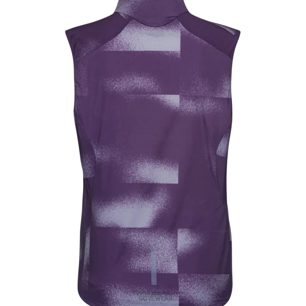 GOREWEAR Concurve Cloud Windbreaker Vest Vrouwen - mosaic purple indigo / amethyst grey DEDF