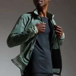 GOREWEAR Concurve Electro Windbreaker Heren - crushed slate green / spring green DHDJ