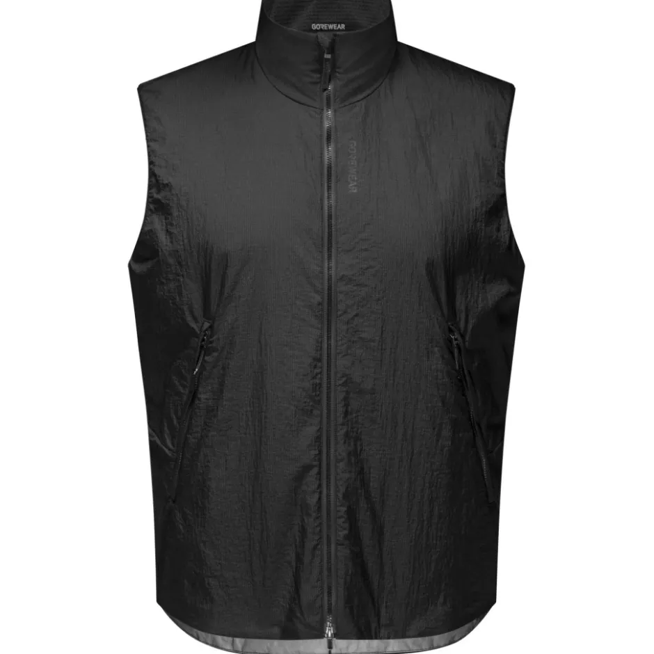 Jassen & Vesten < GOREWEAR Concurve WINDSTOPPER Thermo Vest Heren - zwart 9900