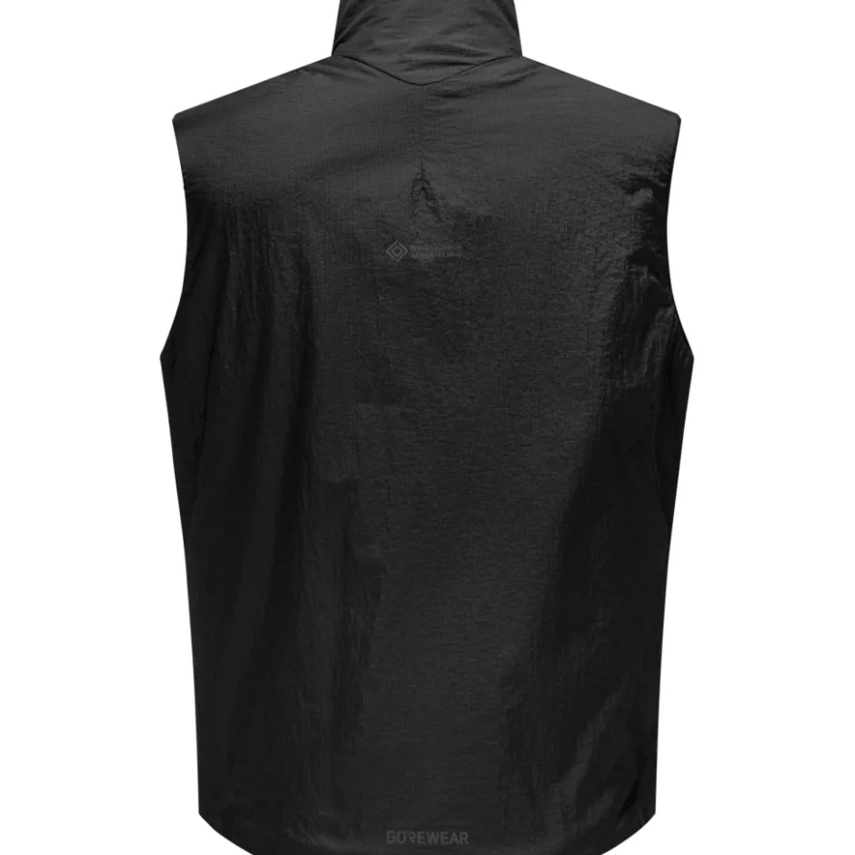 Jassen & Vesten < GOREWEAR Concurve WINDSTOPPER Thermo Vest Heren - zwart 9900