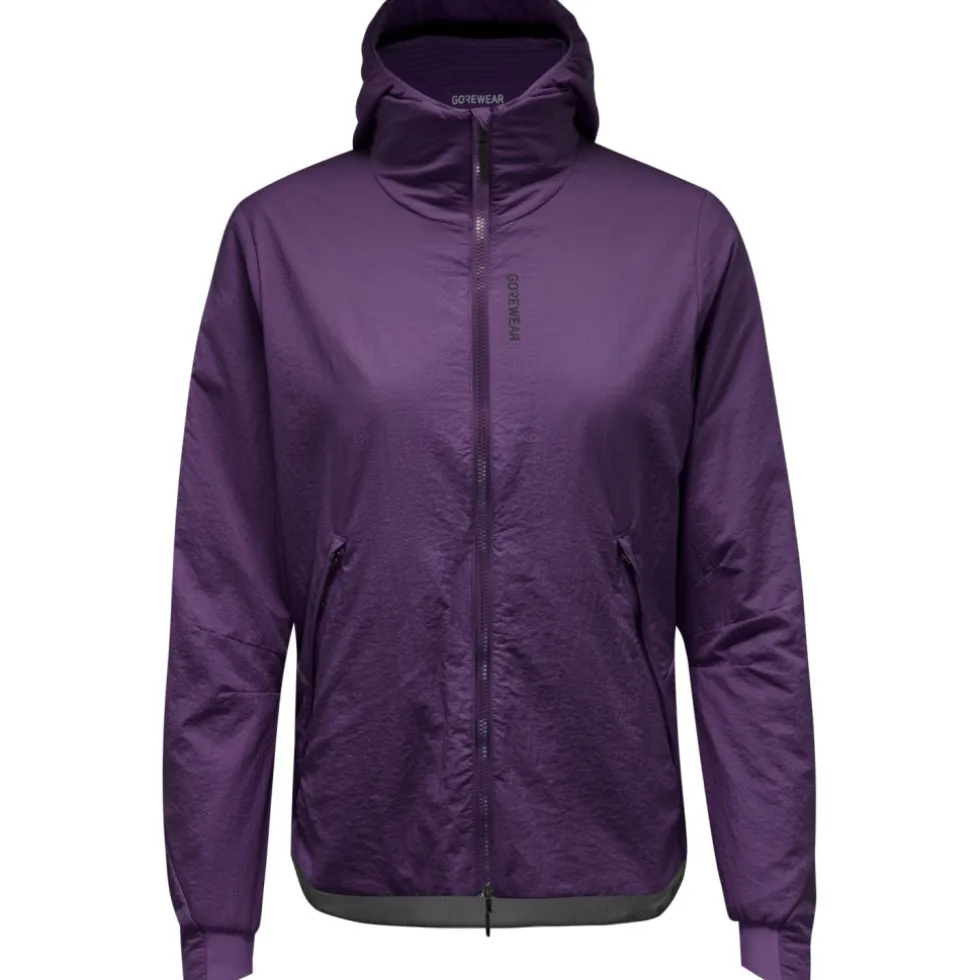GOREWEAR Concurve Windstopper Isolatie Jas Vrouwen - purple indigo DE00
