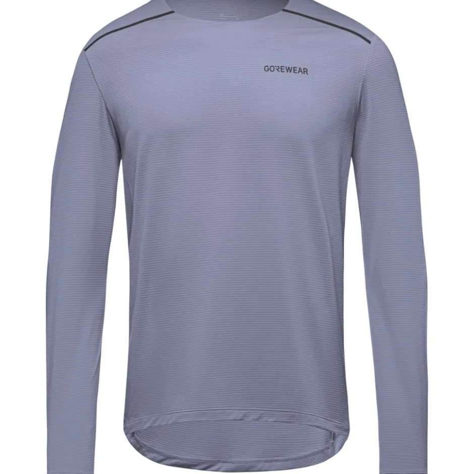 T-Shirts En Tops|T-Shirts & Tops < GOREWEAR Contet 2.0 hirt et ange ouwen Heren - aethyt grey DF00