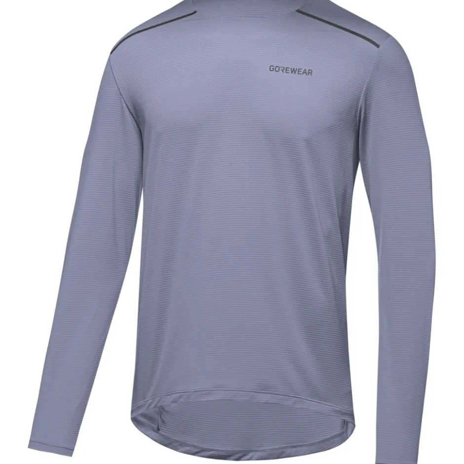T-Shirts En Tops|T-Shirts & Tops < GOREWEAR Contet 2.0 hirt et ange ouwen Heren - aethyt grey DF00