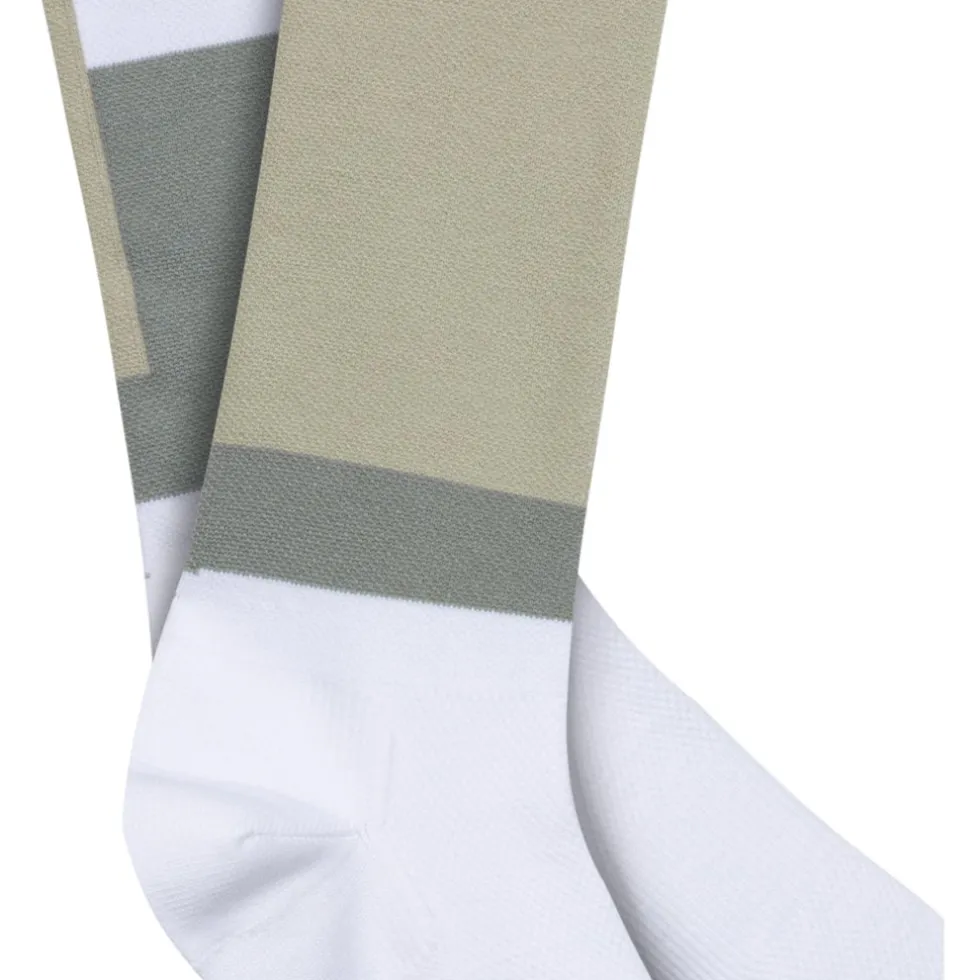 GOREWEAR Essential Block Sokken Medium - white / tech beige 01BG