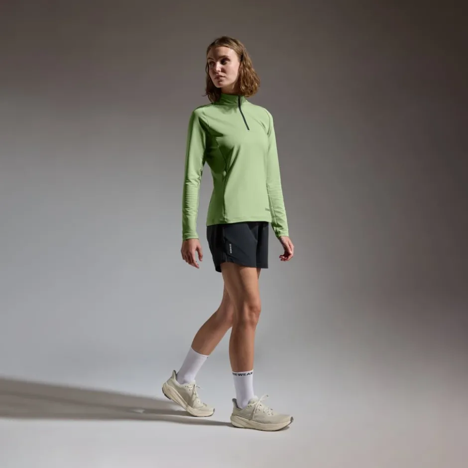 T-Shirts & Tops < GOREWEAR Everyday id 1/4-Zip hirt et ange ouwen Dae - pring green DJ00