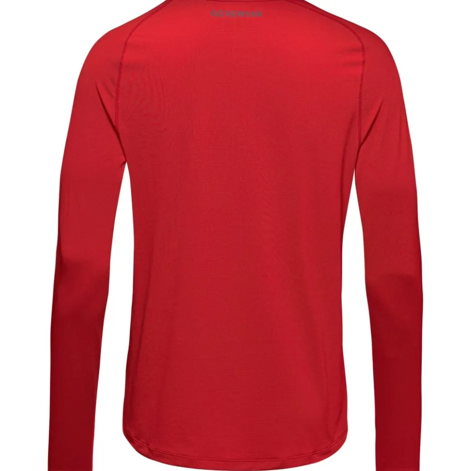 T-Shirts En Tops|T-Shirts & Tops < GOREWEAR Everyday Shirt met ange Mouwen Heren - ab red DC00