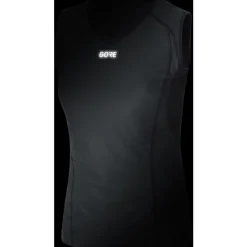 GOREWEAR GORE® WINDSTOPPER® Base Layer Shirt zonder mouwen Dames - zwart 9900