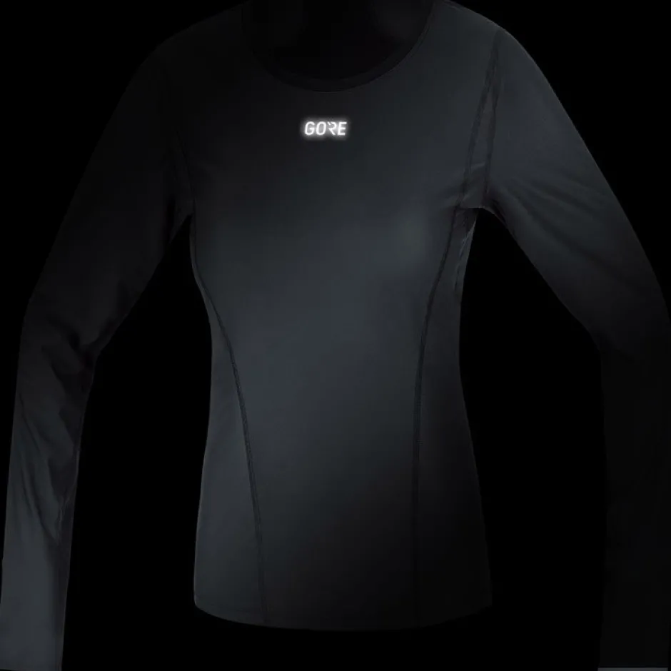 Ondergoed < GOREWEAR GORE® WINDSTOPPER® Thero Base Layer et lange ouwen Daes - zwart 9900