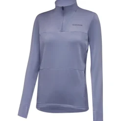 GOREWEAR Training Thermo 1/4-Zip Midlayer Dames - amethyst grey DF00