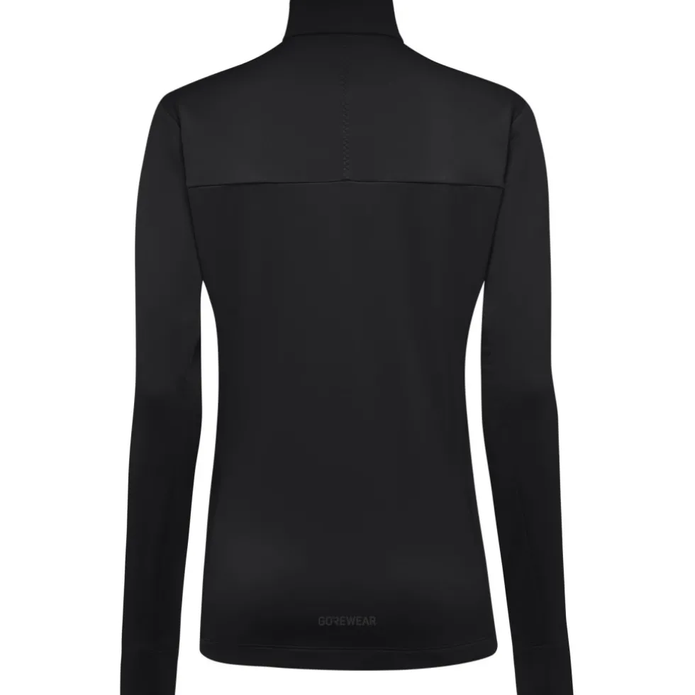 GOREWEAR Training Thermo 1/4-Zip Midlayer Dames - zwart 9900