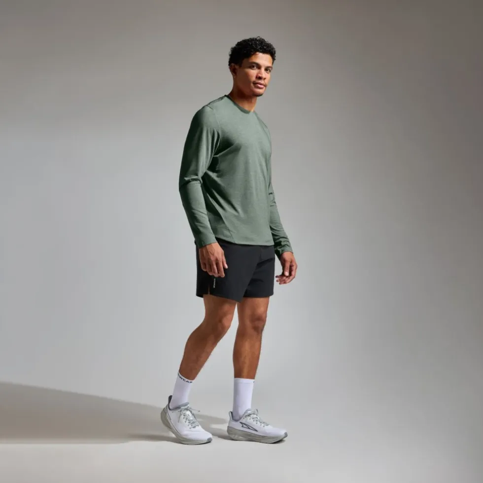 GOREWEAR Training T-shirt met lange mouwen voor heren - slate green DH00