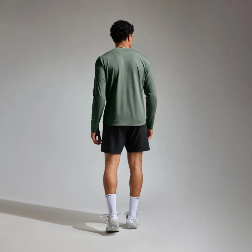 GOREWEAR Training T-shirt met lange mouwen voor heren - slate green DH00