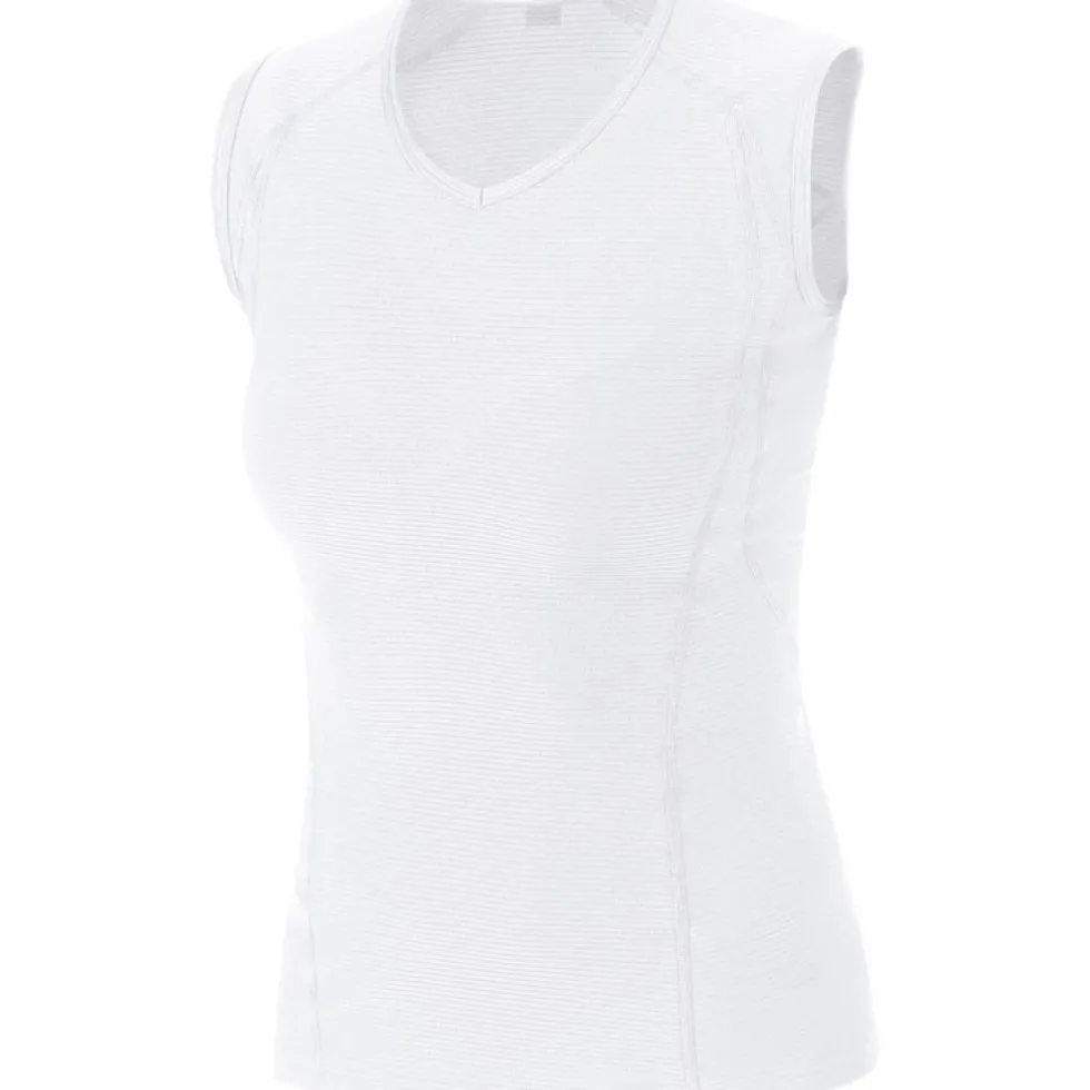 GOREWEAR Base Layer Shirt zonder mouwen Dames - wit 0100