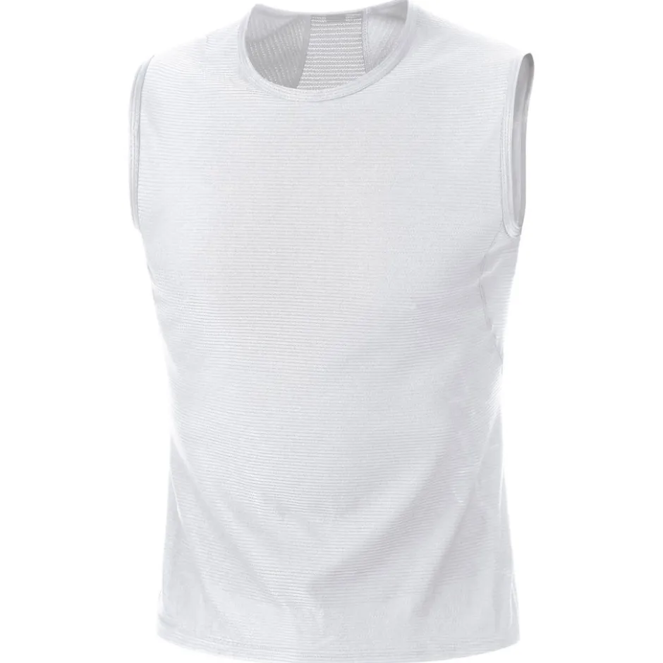 Baselayers|Ondergoed < GOREWEAR Bae ayer hirt zonder ouwen Heren - white 0100