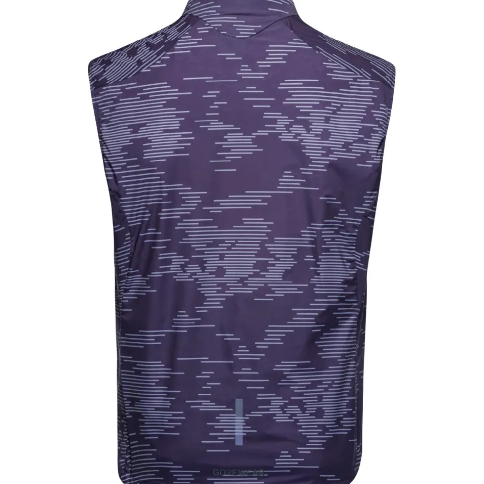 GOREWEAR Concurve Electro Windbreaker Vest Heren - crushed purple indigo / amethyst grey DEDF