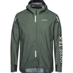 GOREWEAR Concurve GORE-TEX Logo Jas Heren - slate green / white DH01