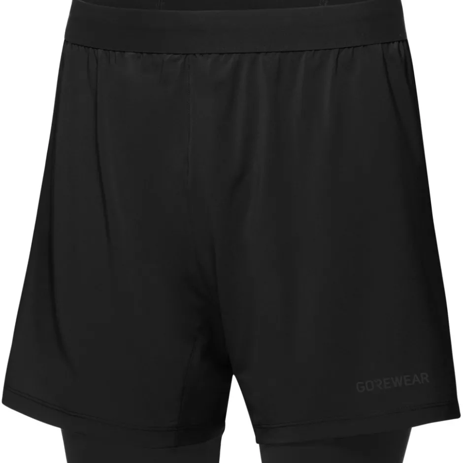 Broeken & Rokken|Broeken < GOREWEAR Concurve 5 Inch 2in1 hort Heren - zwart 9900