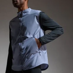 Jassen & Vesten < GOREWEAR Concurve Windbreaker Vest Heren - aethyst grey DF00