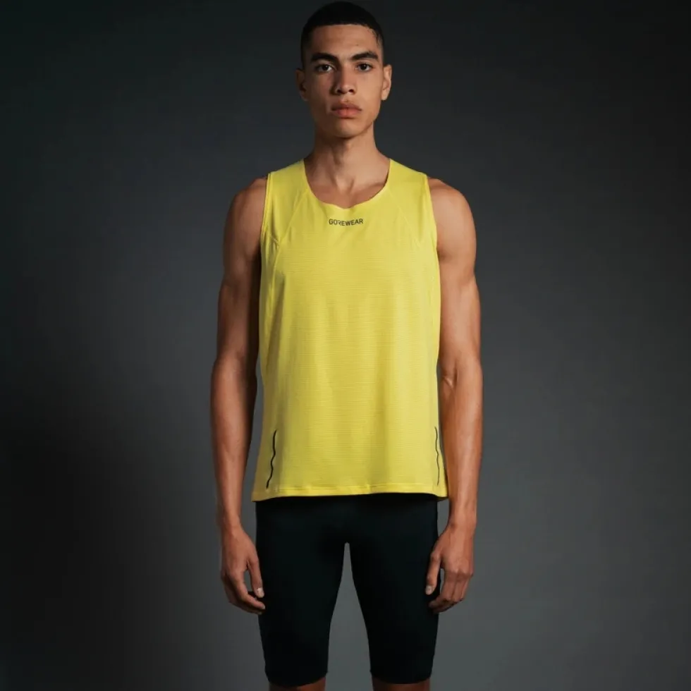 GOREWEAR Contest 2.0 Tanktop Heren - tech beige BG00