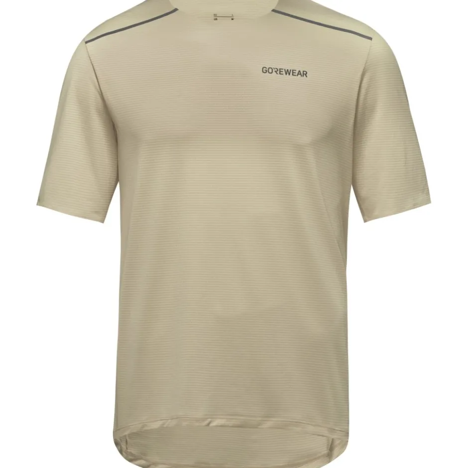 T-Shirts En Tops|T-Shirts & Tops < GOREWEAR Contet 2.0 T-hirt Heren - tech beige BG00
