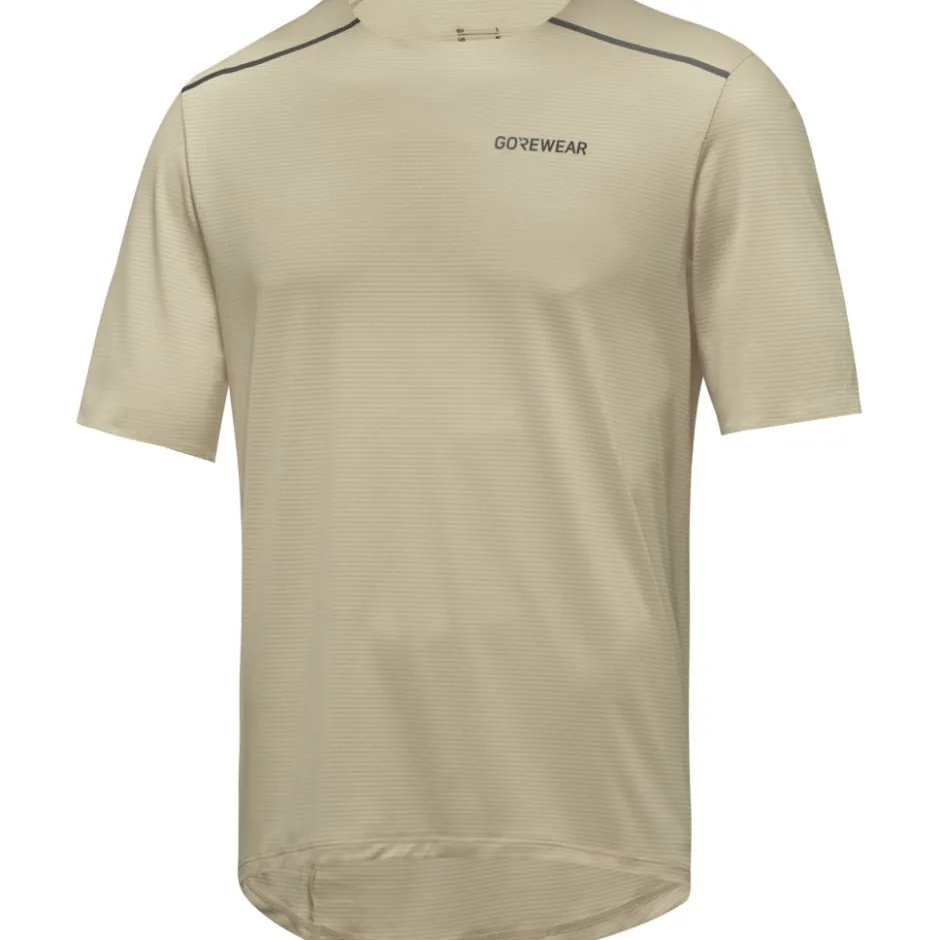 T-Shirts En Tops|T-Shirts & Tops < GOREWEAR Contet 2.0 T-hirt Heren - tech beige BG00