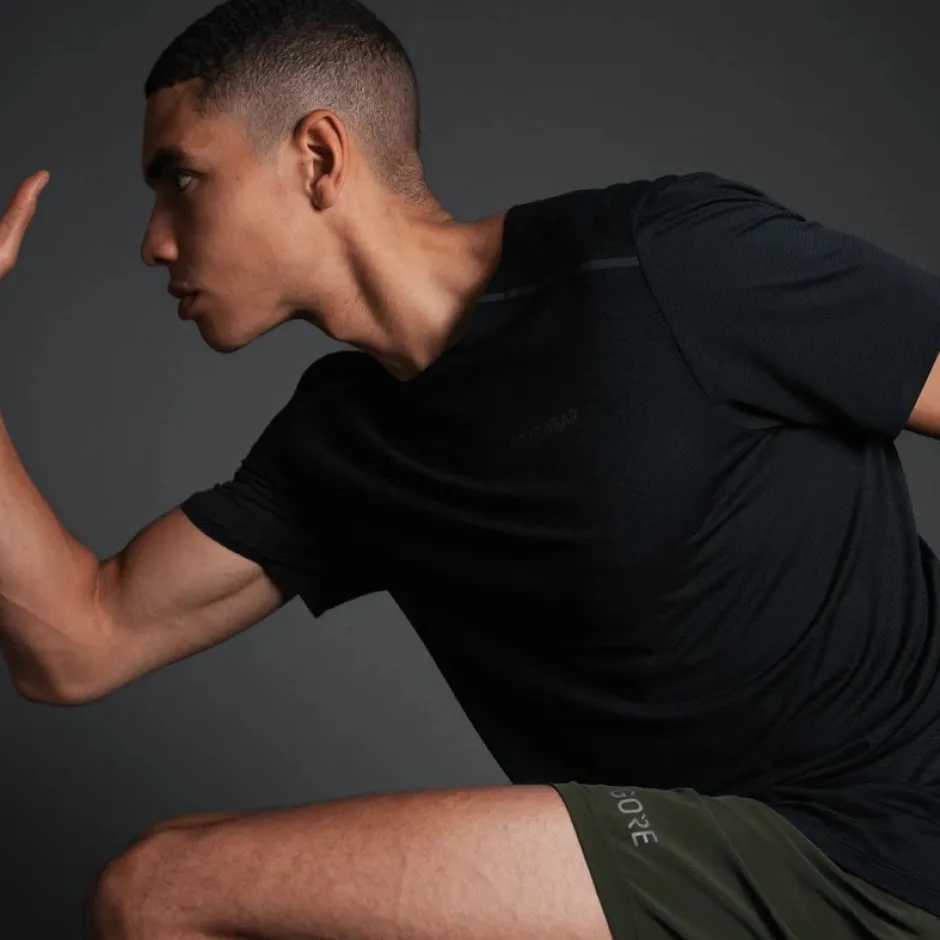 T-Shirts En Tops|T-Shirts & Tops < GOREWEAR Contet 2.0 T-hirt Heren - tech beige BG00