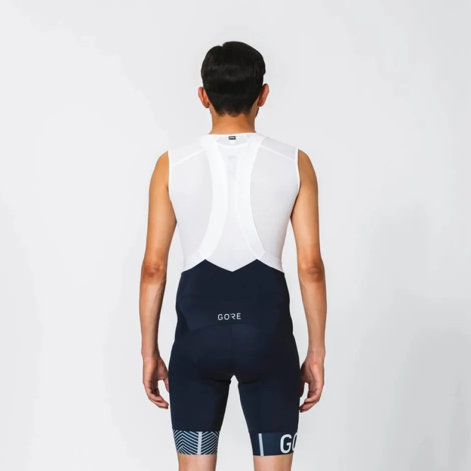Bib Shorts < GOREWEAR C5 Opti Fiethort et brete + Heren - back/white 9901
