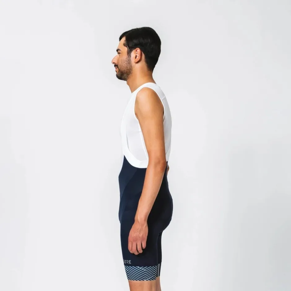 Bib Shorts < GOREWEAR C5 Opti Fiethort et brete + Heren - back/white 9901