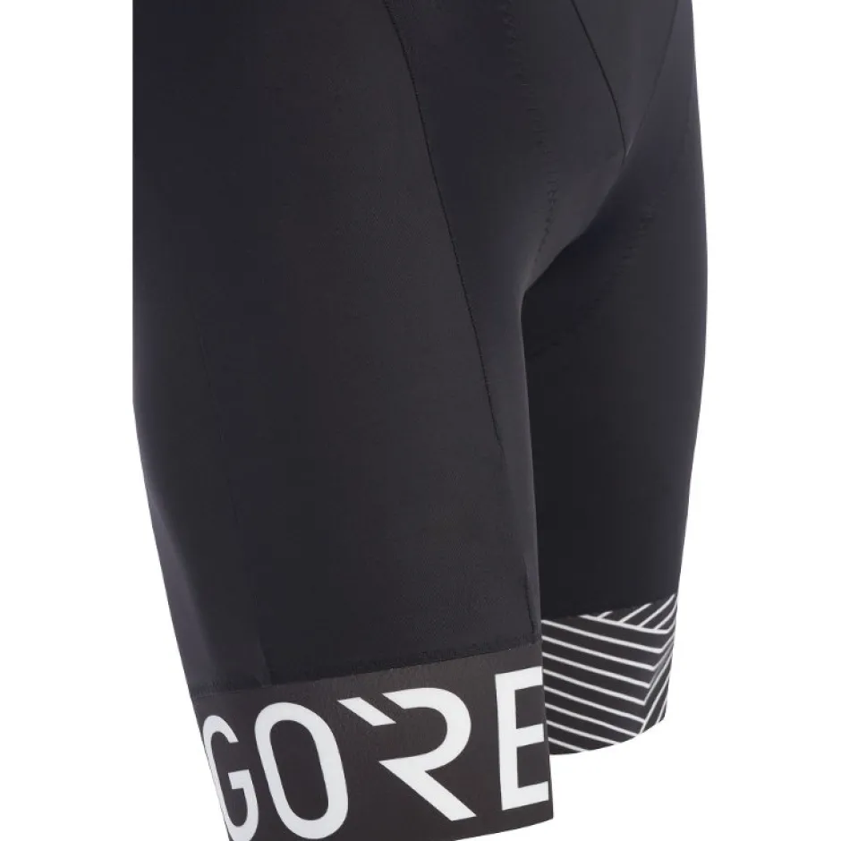 Bib Shorts < GOREWEAR C5 Opti Fiethort et brete + Heren - back/white 9901