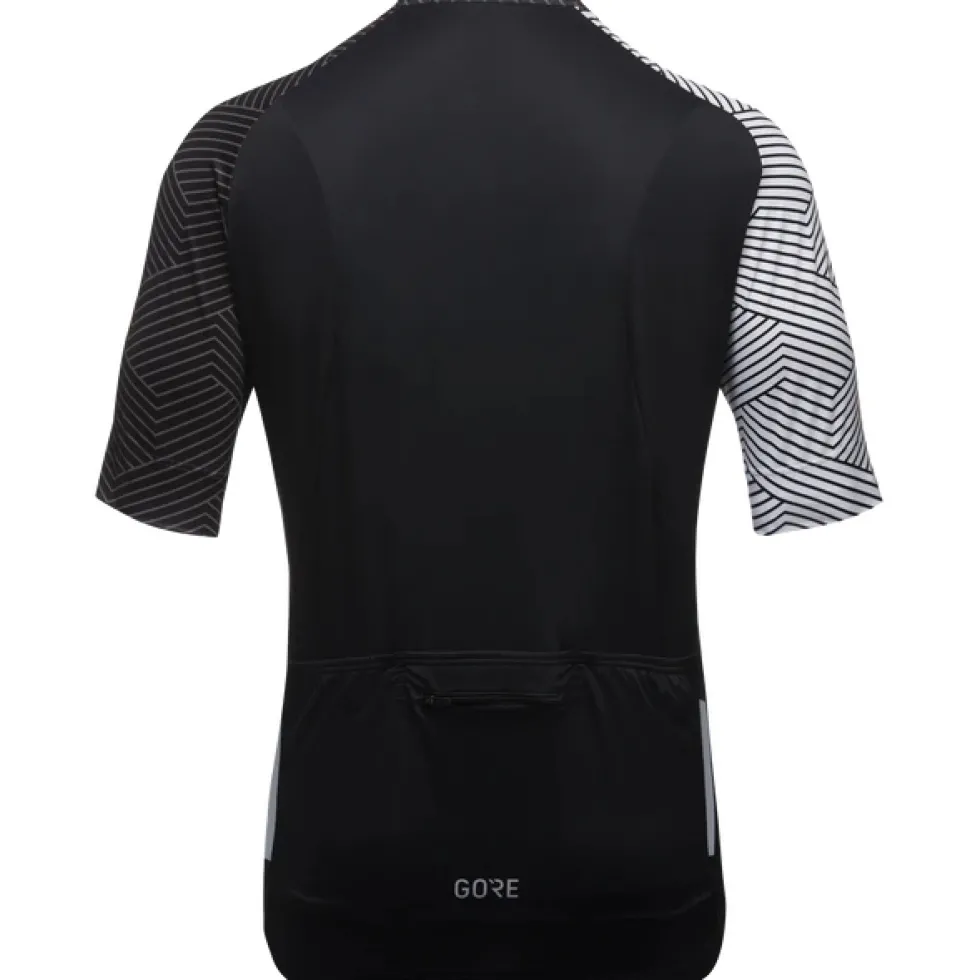 GOREWEAR C5 Shirt met Korte Mouwen Heren - black/white 9901