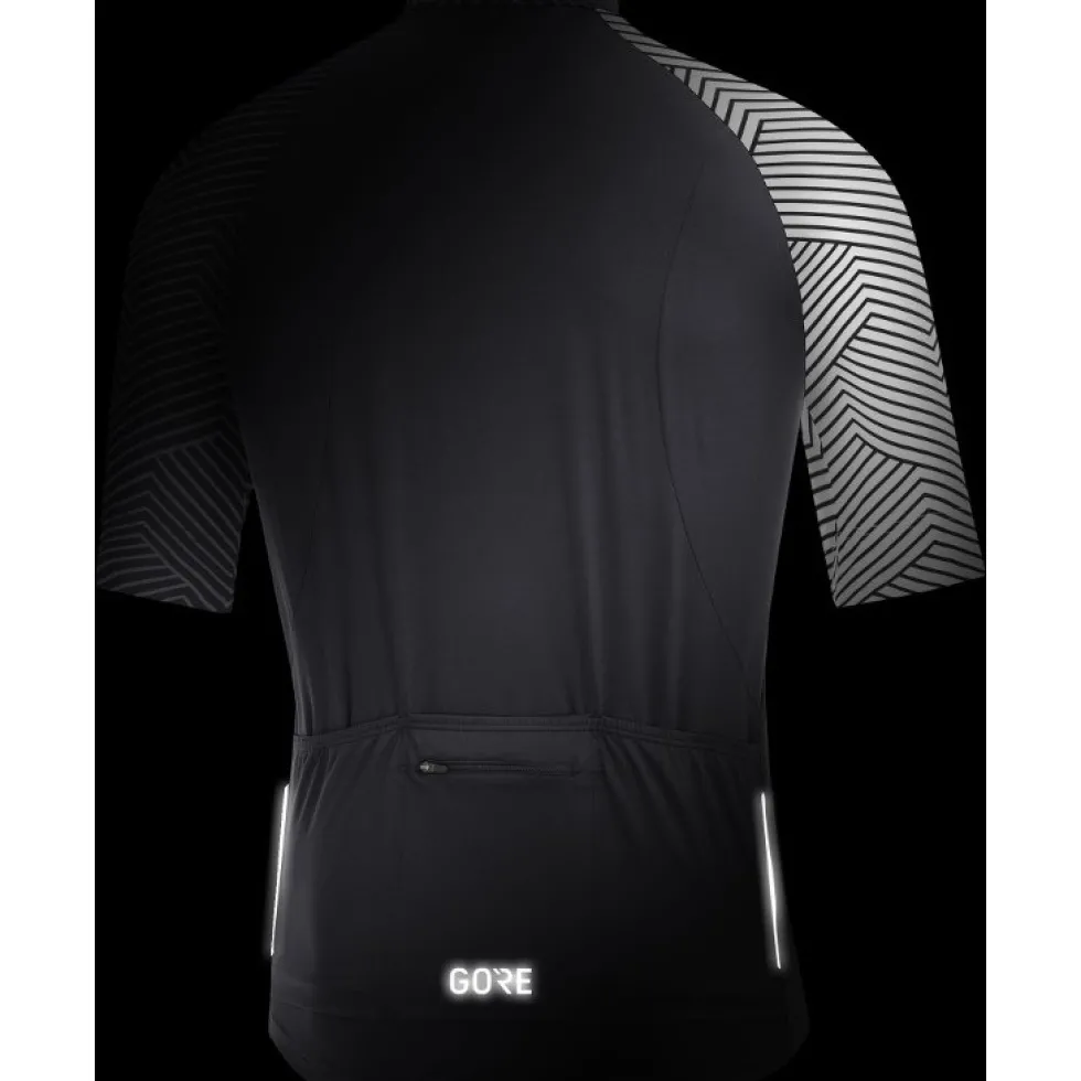 GOREWEAR C5 Shirt met Korte Mouwen Heren - black/white 9901