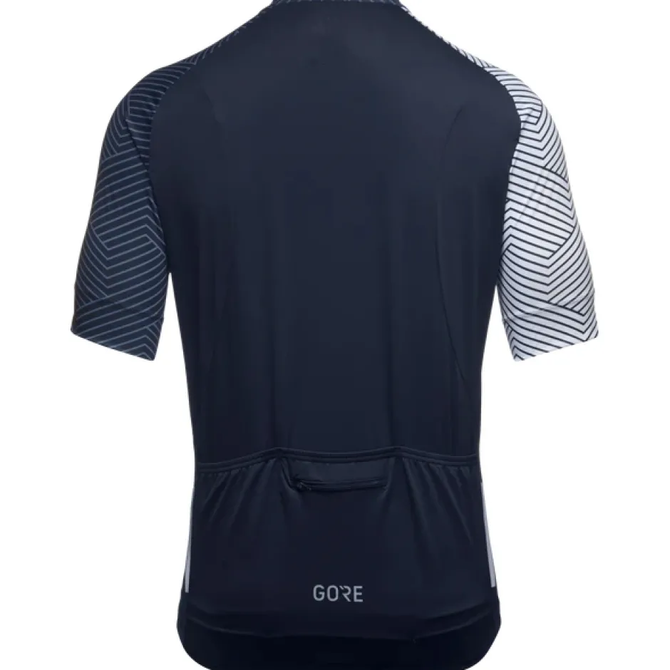 Wielershirts < GOREWEAR C5 hirt et Korte ouwen Heren - orbit bue/white AU01