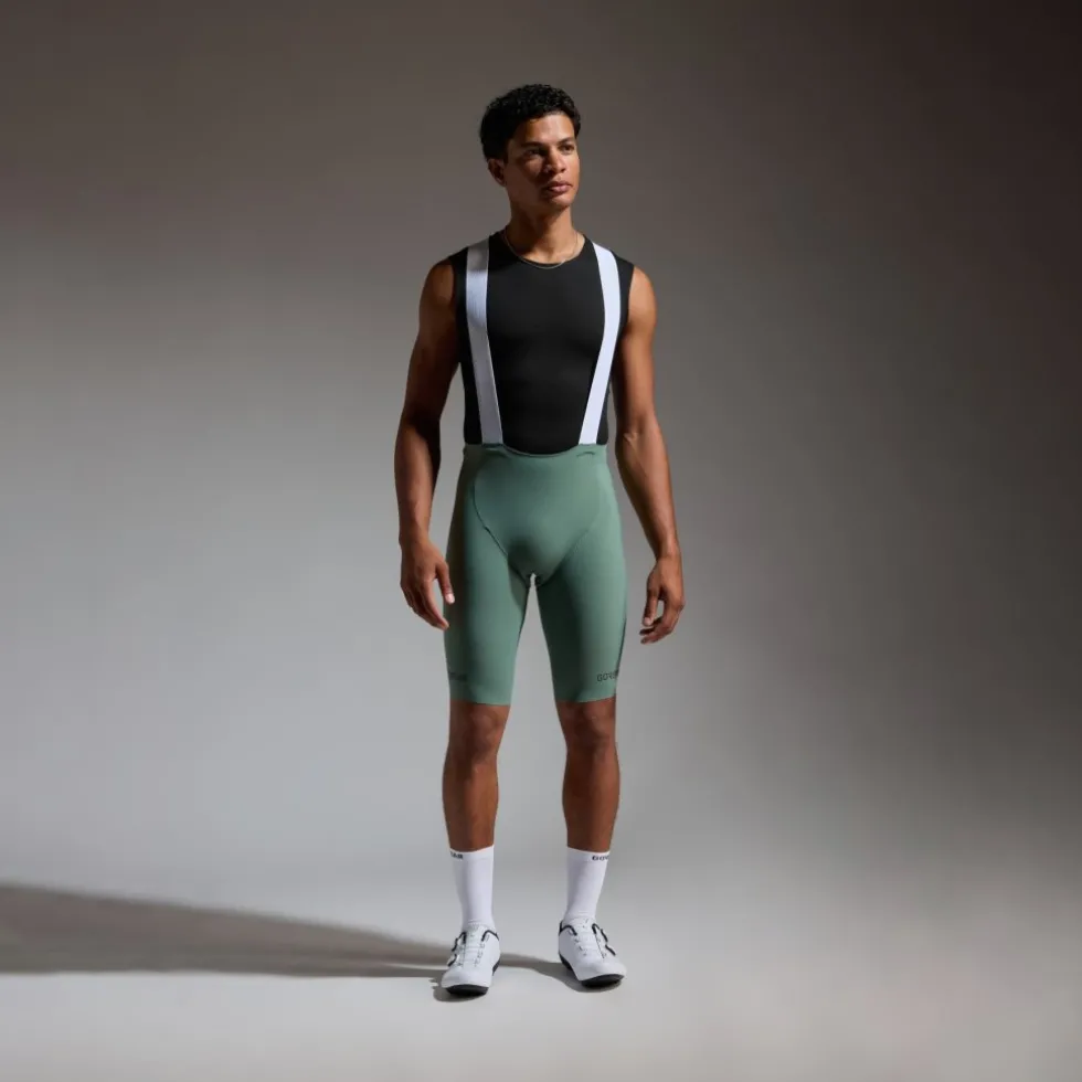 GOREWEAR Distance 3.0 Fietsshort met bretels voor heren - slate green DH00