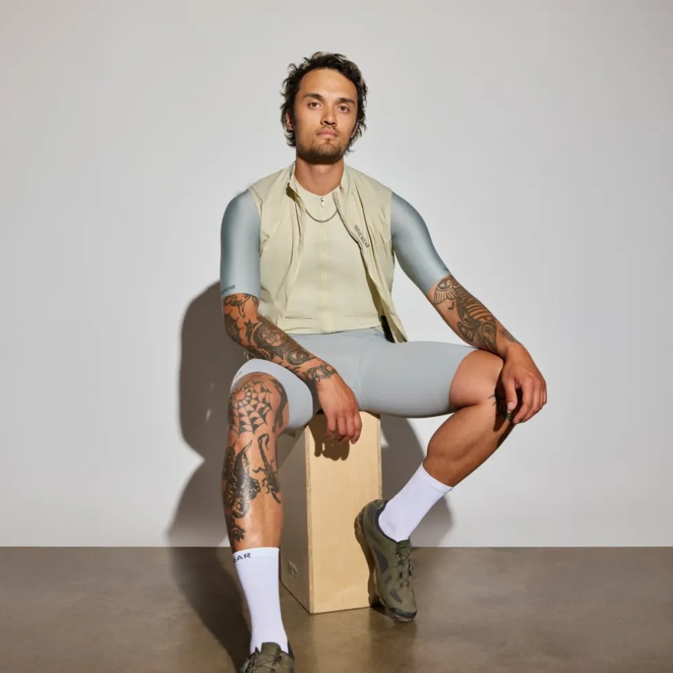 GOREWEAR Distance 3.0 Fietsshort met bretels voor heren - slate green DH00