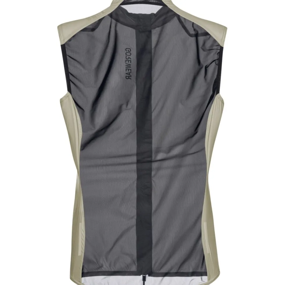 GOREWEAR Distance Windbreaker Vest Dames - tech beige BG00