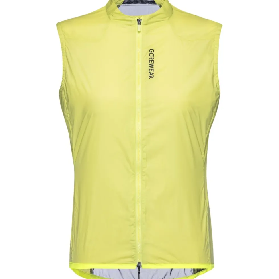 GOREWEAR Distance Windbreaker Vest Dames - lime yellow CB00