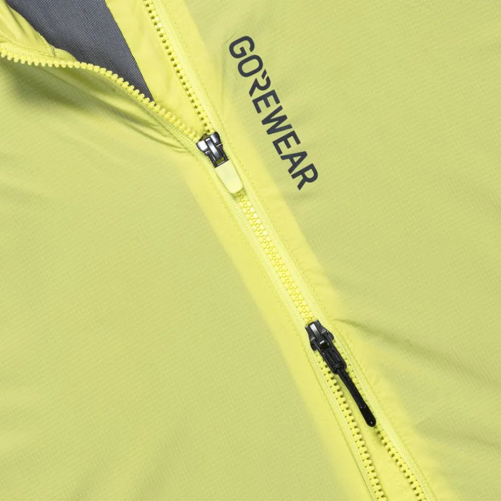 GOREWEAR Distance Windbreaker Vest Dames - lime yellow CB00
