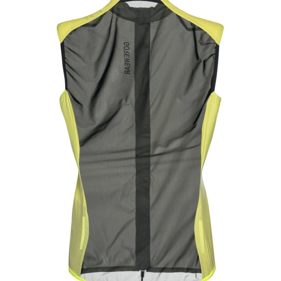 GOREWEAR Distance Windbreaker Vest Dames - lime yellow CB00