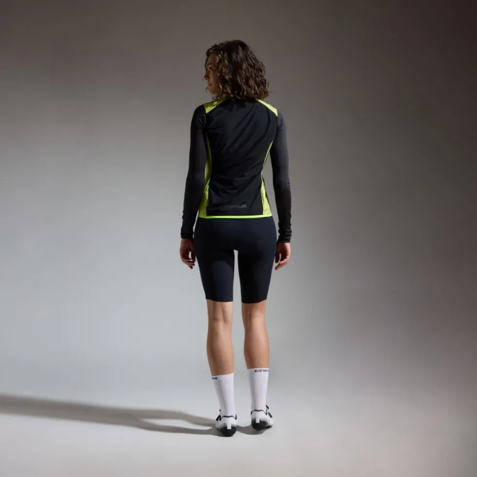 GOREWEAR Distance Windbreaker Vest Dames - lime yellow CB00