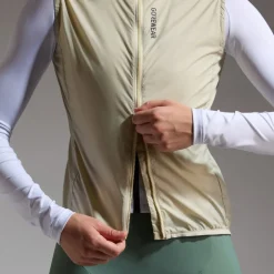 GOREWEAR Distance Windbreaker Vest Dames - lime yellow CB00