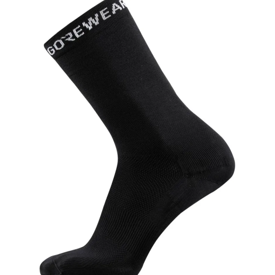 Sokken|Sokken < GOREWEAR Essential Sokken Middellang - zwart 9900