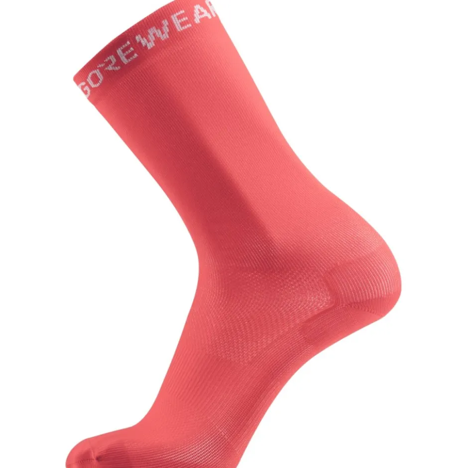 Sokken|Sokken < GOREWEAR Essential Sokken Middellang - coral red DI00