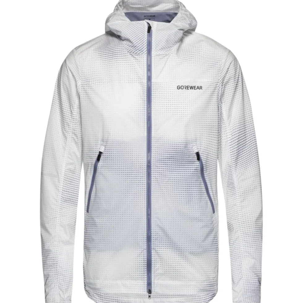 GOREWEAR Fernflow Haze Windbreaker Heren - arrow white / amethyst grey 01DF