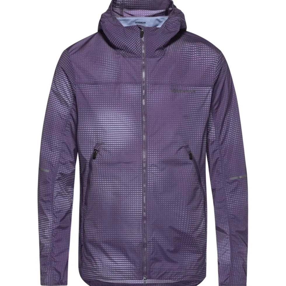 GOREWEAR Fernflow Haze Windbreaker Heren - arrow purple indigo / amethyst grey DEDF